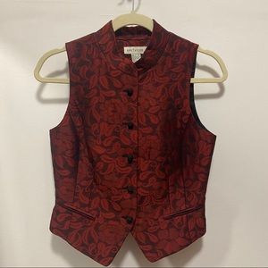 Vintage Ann Taylor Floral Vest